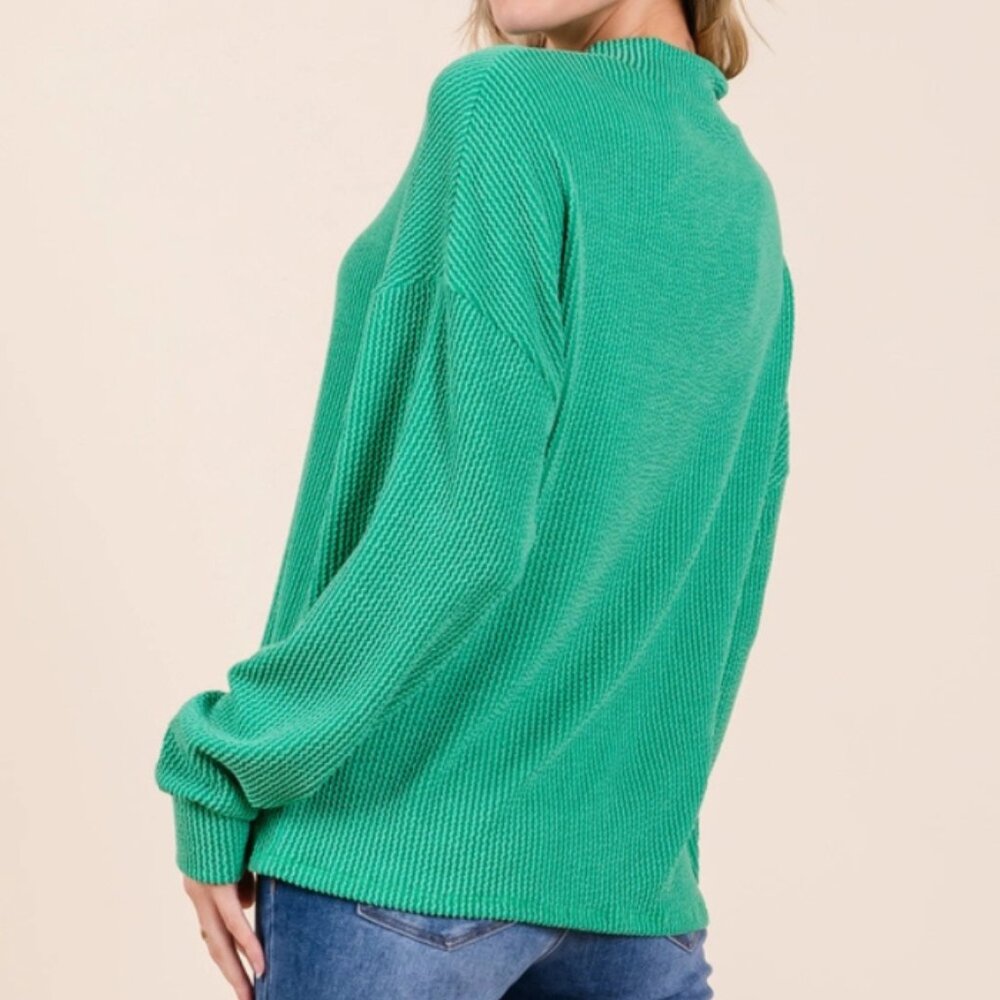 Comfy Rib Sweatshirt - Picture 4 of 7